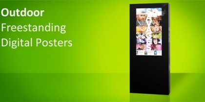 Outdoor Freestanding Digital Poster