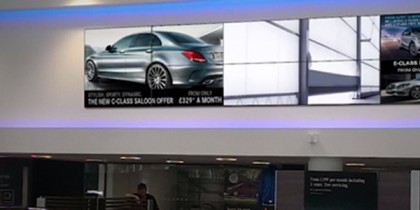 Mercedes Video Wall